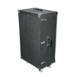 Trunk type sample cases for traveling sales professionals