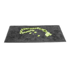 Black velvet tray insert and counter pad for jewelry display