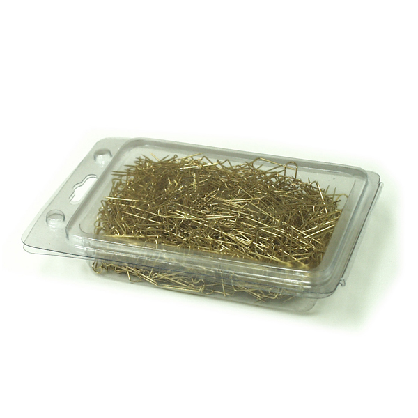 – gold jewelry U-pins display