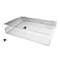 Acrylic Locking Security Case — acrylic locking security case countertop