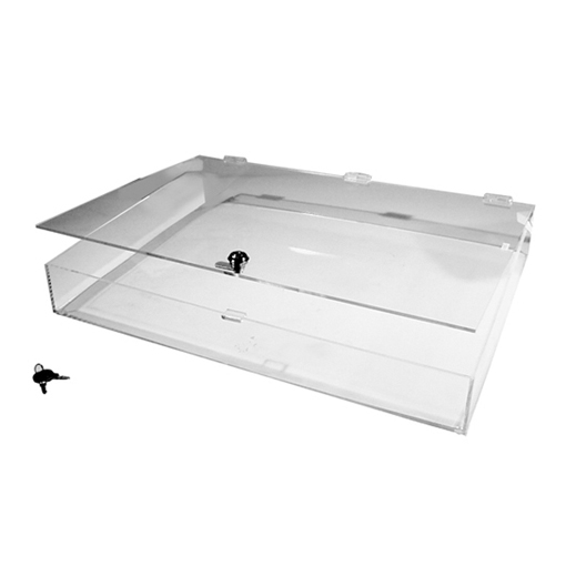 Acrylic Locking Security Case — acrylic locking security case countertop