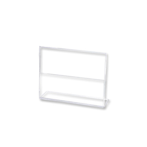 5.5x7 acrylic slant back cardholder tilted sign holder for countertop displays