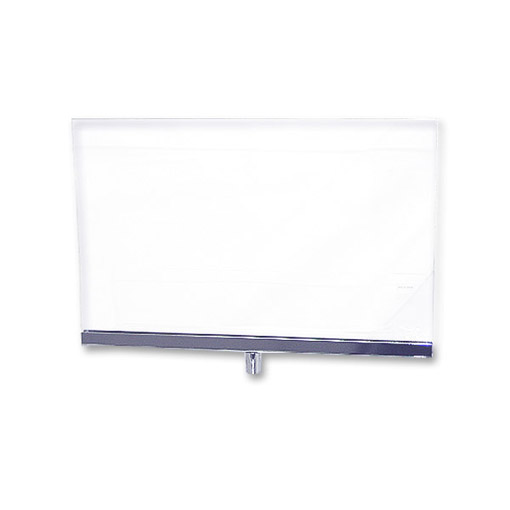 7 x 11 inch clear acrylic cardframe sign holder for rack mount retail displays