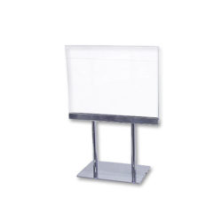 5.5x7 acrylic counter cardframe clear lucite sign holder for retail countertops