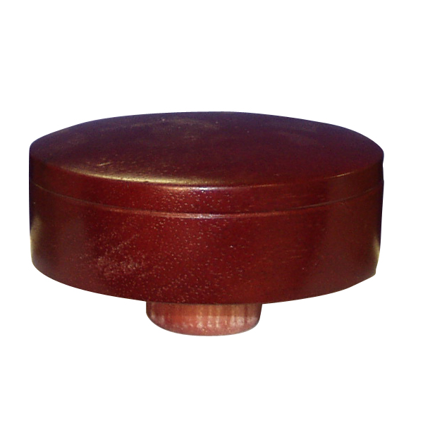 Mahogany Sussex neck block for dress forms and torso display forms