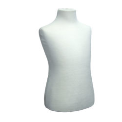 Natural jersey childrens dress form for ages 3-4 for displaying toddler clothing