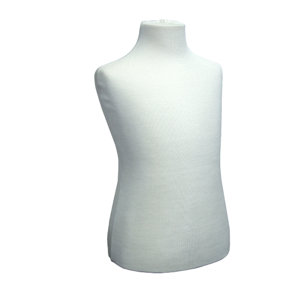 Natural jersey childrens dress form for ages 3-4 for displaying toddler clothing