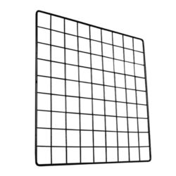 Mini binning grid panel for small item organization and retail display