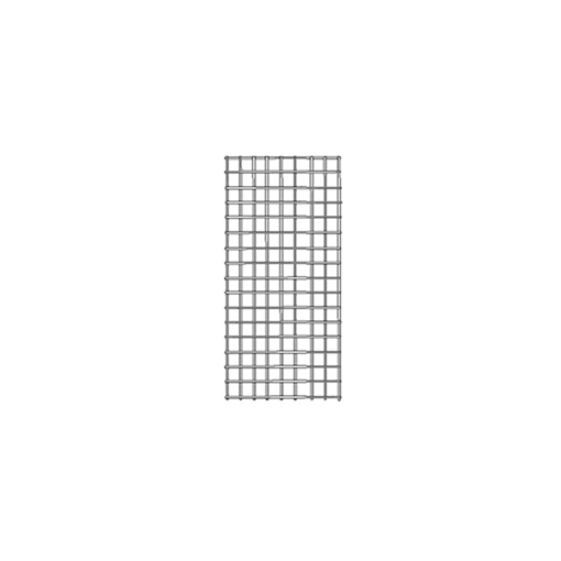 2 foot by 4 foot gridwall panel in black for retail store displays