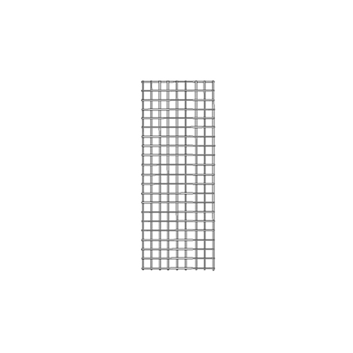 2 foot by 5 foot gridwall panel in black for retail store displays