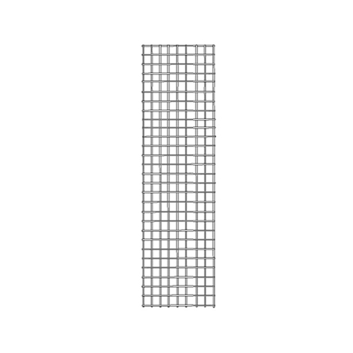 2 foot by 7 foot tall gridwall panel in black for retail store wall displays