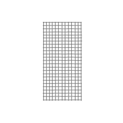3 foot by 6 foot gridwall panel in black for retail store displays