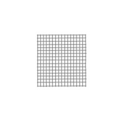 4 foot by 4 foot gridwall panel in black for retail merchandise displays