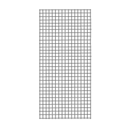 4 foot by 8 foot gridwall panel in black for retail store displays