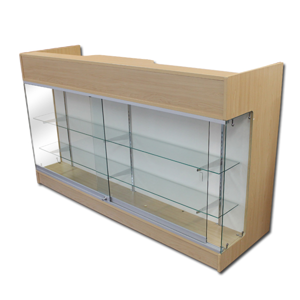 6' Ledgetop Counter with Showcase Front - Image 3