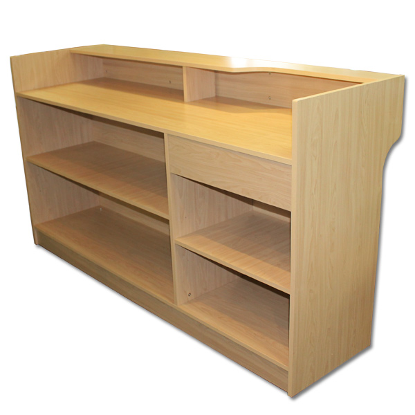 6' Ledgetop Counter with Slatwall Front - Image 5