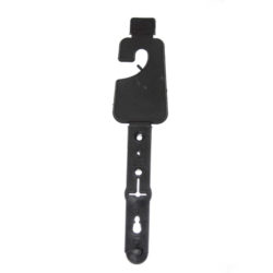 Belt hanger with multiple hooks for displaying belts on retail clothing racks