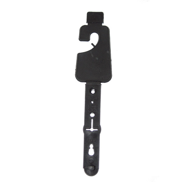 Belt hanger with multiple hooks for displaying belts on retail clothing racks
