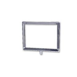 5 1/2 x 7 inch mitered corner cardframe sign holder for retail rack mount displays