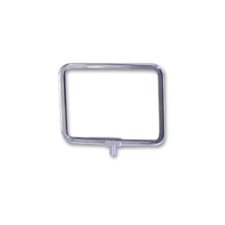5 1/2 x 7 inch round corner cardframe sign holder for retail rack mount displays