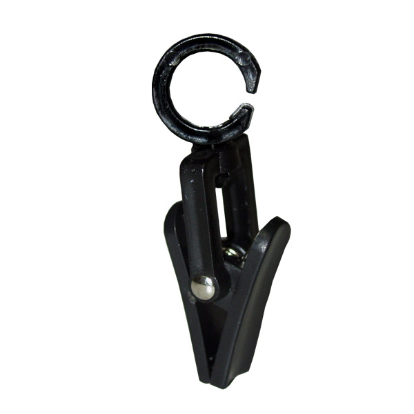 – black utility clip