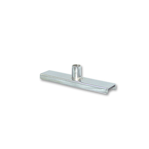 Magnetized clamp for attaching signs and cardframes to metal retail display fixtures