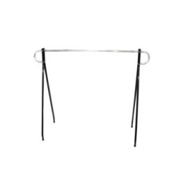 64 inch tall black beauty garment rack for retail