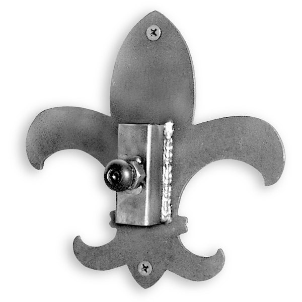 Decorative Wall Flange — aaron contemporary decorative wall flange raw steel