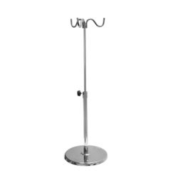 Triple purse display rack for retail handbag merchandising