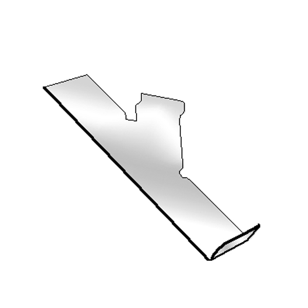Slatwall Shoe Display- Right Profile — acrylic slatwall shoe display right profile