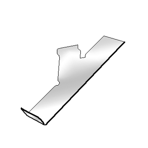 Slatwall Shoe Display- Left Profile — acrylic slatwall shoe display left profile