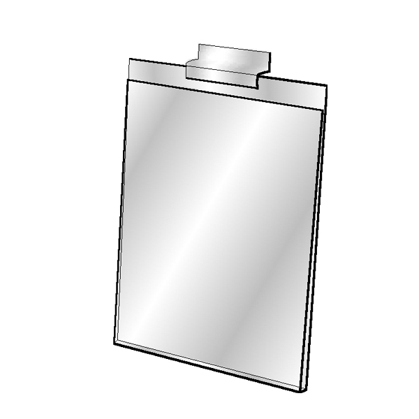 Slatwall Acrylic Frame — acrylic slatwall sign frame