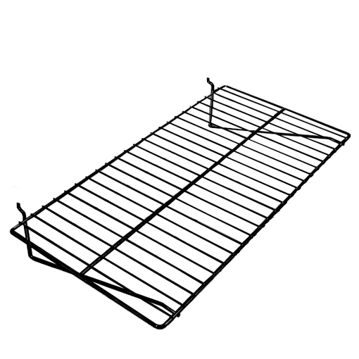 Slatwall shelf for displaying merchandise on slatwall panels