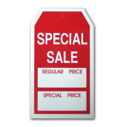 Special Sale Tags – retail display