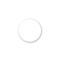 Three-quarter inch round adhesive price tags for retail merchandise