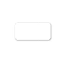 Rectangular adhesive price tags for retail merchandise pricing