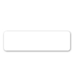Rectangular adhesive price tags for retail merchandise pricing