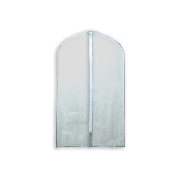 54 inch garment bag vinyl hanging on clothing rack