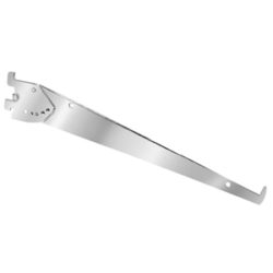12" Adjustable Glass Shelf Bracket - adjustable glass shelf bracket