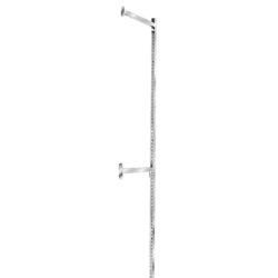 7' Chrome Outrigger - chrome wall outrigger