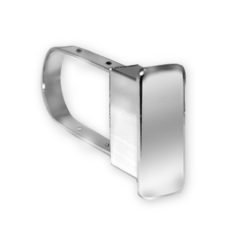 End Cap with Extension- Rectangular Tubing - tubing end cap
