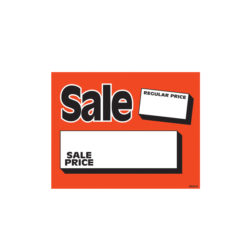 – promotional sign card