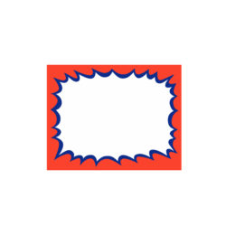 – blank starburst card