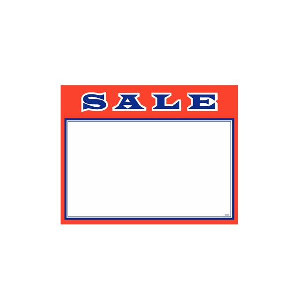 Neon Orange "SALE" Card – neon sale card