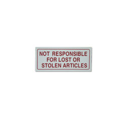 – liability sign