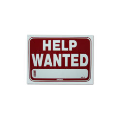 Help Wanted Sign – retail display