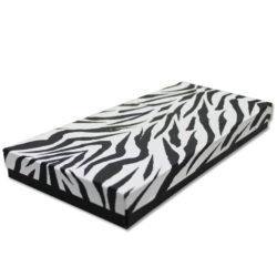 Animal Print Jewelry Box - 8 1/8" x 5 5/8" x 1 3/8" retail packaging display