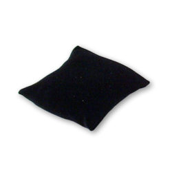 Black velvet jewelry display pillow 3x3 and 4x4 square