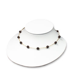 White leatherette narrow jewelry bust 6.5 inch wide 8 inch long for necklace display