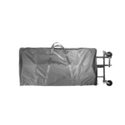 Carrying bag for collapsed salesman rolling rack